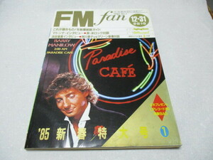 FM fan 1985.12.31 No.1 貴重な未読本 貴重インタビュー:浜田省吾 マドンナ 渡辺貞夫 ローマン・ホリデイ テレサ・テン シーナ・イーストン