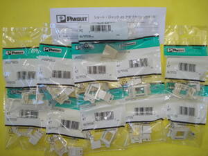 ★PANDUIT★JASSP58IW CAT5E　JISプレートキット10個セット●新品 