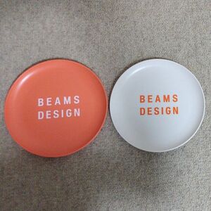  BEAMS DESIGN バンブープレート 2枚セット ビームス 皿 直径20cm 【撮影のため開封】