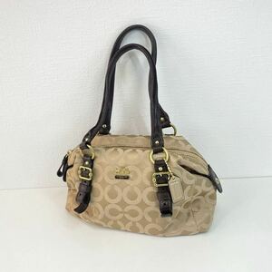 【美品】COACH コーチ トートバッグ ハンドバッグ ブラウン 茶色 Z143