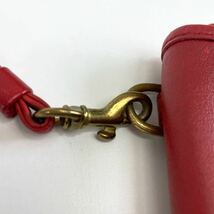 COACH コーチ オールドコーチ ミニバッグ ショルダーバッグ 小銭入れ ポシェット レッド 赤色 Z185_画像10