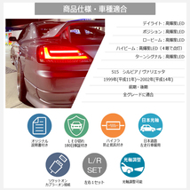 待望の再入荷 S15 シルビア ヘッドライト V2 ブラック 純正交換 運転席 助手席 左右セット ヴァリエッタ HID キセノン ランプ 対応 78WORKS_画像8