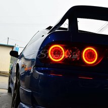 入荷 ワンエイティ 180SX LEDテール テールライト ブラック 後期 レンズ ドリフト サーキット リア 左右 新品 右側 左側 社外 US 78WORKS_画像6