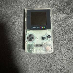 ゲームボーイカラー GAMEBOY COLOR クリア GBC CGB-001 動作確認済み