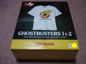 送込/未開封4BD-BOX●ゴーストバスターズ30周年記念1&2パック タワレコ限定Tシャツ付●ビル・マーレイ/ダン・エイクロイド/レイパーカーJr.