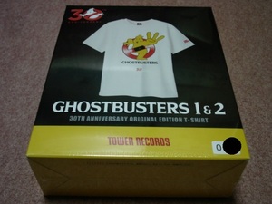 送込/未開封4BD-BOX●ゴーストバスターズ30周年記念1&2パック タワレコ限定Tシャツ付●ビル・マーレイ/ダン・エイクロイド/レイパーカーJr.