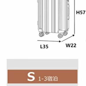 スーツケース キャリーケース 超軽量 TSAロック 軽量キャリーケース Sサイズ シルバーの画像6