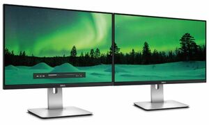 【美品】DELL U2415b 24型 液晶ディスプレイ 極薄ベゼル モニター ｘ2セット