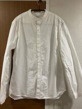 エディフィス　EDIFICE メンズ　シャツ白 長袖シャツ Made in Japan サイズ46ホワイト_画像1