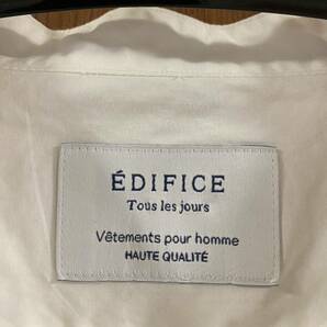 エディフィス EDIFICE メンズ シャツ白 長袖シャツ Made in Japan サイズ46ホワイトの画像2
