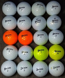 ◆SRIXONロストボール ◆大人気のSRIXON 　Z-STAR 合計20個セット　　　　 いかがですか？