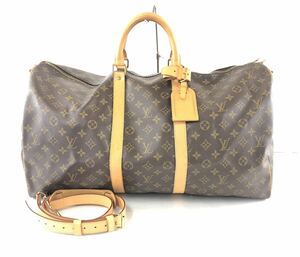 【SR293】LOUIS VUITTON ルイヴィトン モノグラム キーポル バンドリエール55 ボストンバッグ TH0924 ショルダーバッグ 2way PVC バッグ