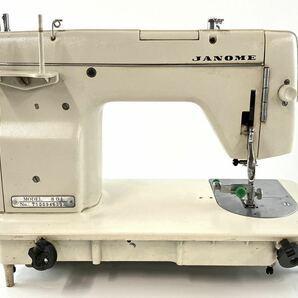 【HM1186】 ジャンク品 JANOME ジャノメ MODELE801 ミシン ハンドクラフト ハンドメイド 手芸 手工芸 裁縫 フットペダル付き アンティーク の画像2