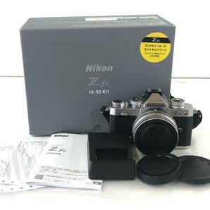 【SKT4858】通電OK Nikon ニコン Z fc デジタルカメラ NIKKOR Z DX 16-50㎜ 1:3.5-6.6 VR φ46 レンズ 箱 付属品付きの画像2