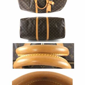 【SR293】LOUIS VUITTON ルイヴィトン モノグラム キーポル バンドリエール55 ボストンバッグ TH0924 ショルダーバッグ 2way PVC バッグの画像4