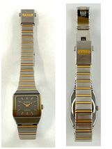 【SI1380】 RADO ラドー DIASTAR ダイアスター 204.0268.3 Qz クォーツ シルバー文字盤 2針 レディース 腕時計 φ50.25 _画像4