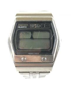 【HK5631】SEIKO セイコー A031-5000 デジタル Qz クォーツ シルバー系 デジタル文字盤 ヴィンテージ メンズ 腕時計 φ50.25 