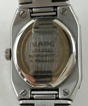 【SI1380】 RADO ラドー DIASTAR ダイアスター 204.0268.3 Qz クォーツ シルバー文字盤 2針 レディース 腕時計 φ50.25 _画像2