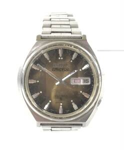 【HM1176】稼動品 SEIKO セイコー 5ACTUS ファイブアクタス カットガラス 6106-7700 自動巻き AT SS メンズ 腕時計 φ51.9