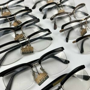 アンティーク 眼鏡フレーム ③ 12個 まとめて ESSEL HOYA フランス 昭和レトロ ヴィンテージ メガネ ジャンク 現状品の画像6