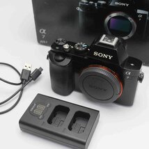 良品中古 α7 ILCE-7 ブラック 即日発送 ミラーレス一眼 SONY 本体 あすつく 土日祝発送OK_画像1