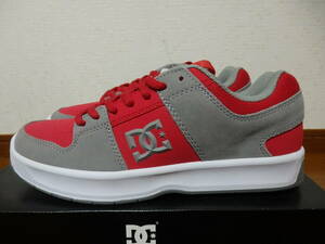  即決☆レア！限定！♪新品未使用 DC SHOES ＤＣシューズ スニーカー LYNX ZERO 28.0cm グレー レッド