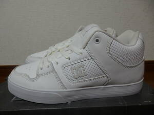 即決☆レア！限定！♪新品未使用 DC SHOES ＤＣシューズ スニーカー PURE MID 28.5cm ホワイト