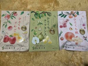 未開封！送料無料！やわらかドライフルーツ　ひとくち桃　ラ・フランス　りんご　南信州菓子工房　国産　無着色・無香料　おいしい物ばかり