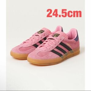 24.5cm adidas gazelle indoor アディダス ガゼル インドア ピンク