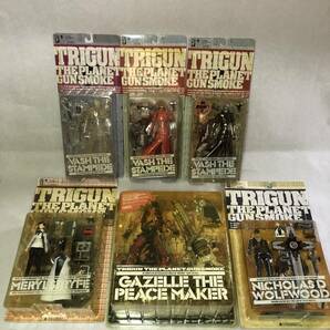 166 未開封 トライガン TRIGUN フィギュア 6体セット ガゼル・ザ・ピースメイカー メリル・ストライフ 海洋堂 大量 処分 まとめの画像1