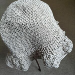 手編みコットン糸 帽子