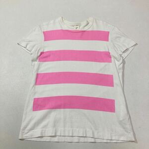 245 tao COMME des GARCONS ボーダー 半袖 Tシャツ AD2007 タオ コムデギャルソン サイズM レディース 春夏 カットソー 40406AD