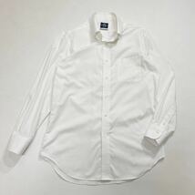 72 美品 Maker's Shirt 鎌倉 メーカーズシャツ カマクラ TRAVELER SLIM FIT ボタンダウン 長袖 ワイシャツ 日本製 ビジネス 40417W_画像1