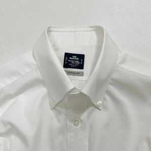 72 美品 Maker's Shirt 鎌倉 メーカーズシャツ カマクラ TRAVELER SLIM FIT ボタンダウン 長袖 ワイシャツ 日本製 ビジネス 40417Wの画像4