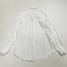 303 Maker's Shirt 鎌倉 メーカーズシャツ カマクラ SUPIMA 長袖 ワイシャツ SLIM FIT 日本製 ビジネス オフィス 無地 ホワイト 白 40423X_画像2