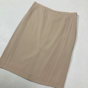 241 美品 MOSCHINO CHEAP AND CHIC モスキーノ イタリア製 ストレッチ ジョーゼット タイトスカート ベージュ 春夏 フォーマル 40427L