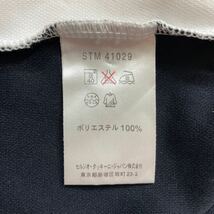 55 SERGIO TACCHINI セルジオ タッキーニ ストレッチ 半袖 ポロシャツ サイズL ロゴ刺繍 GOLF ゴルフ ホワイト 白 メンズ 40401R_画像6