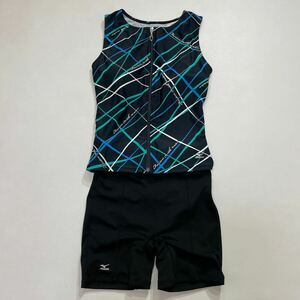 67 MIZUNO ミズノ セパレート水着 フィットネス水着 上下 プライムフィット ロゴプリント 水泳 アクアビクス スポーツ トレーニング 40413K