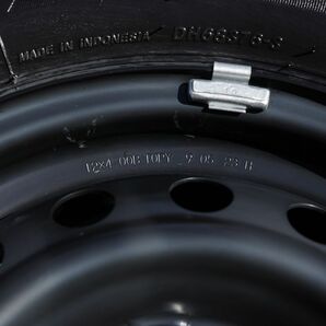 美品 納車前外し 12インチ ダイハツ 現行 アトレー 純正 4.00B +40 100-4H【145/80R12 80/78N LT 新車外し ハイゼット BS 鉄 車検】③の画像2