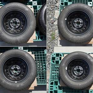 美品 納車前外し 12インチ ダイハツ 現行 アトレー 純正 4.00B +40 100-4H【145/80R12 80/78N LT 新車外し ハイゼット BS 鉄 車検】③の画像8