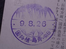 ぎんなんなすび 茄科 有毒植物 絵葉書〔A-168〕日向の青島 熱帯性植物 9.8.26 スタンプ印 / 戦前 写真 歴史資料 絵はがき ポストカード_画像9