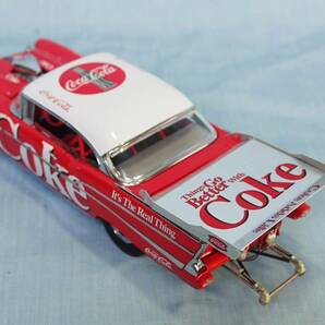 1/24ダンバリーミント 1957 Chevy Bel Air ベルエアー Pro Stock Comp Coca-Cola 箱なし中古品の画像8