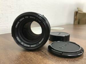 Y61 キヤノン CANON FD SSC 50mm f1.4 カメラレンズ フロント・リアキャップ 付き 動作確認済