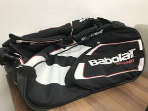 Y81　バボラ　Babolat　バボラチーム　テニスラケットバッグ　ブラック　黒色