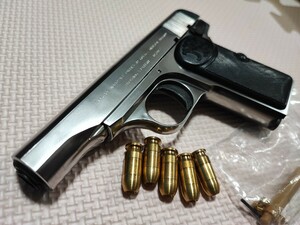 ジャンク マルシン M1910 ブローニング モデルガン ABS シルバー