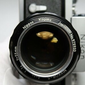 【青宝】040707ニコン NikonF フォトミックFTN+55ｍｍ F1.2レンズ 動作未確認 （2580199-1/136） の画像6