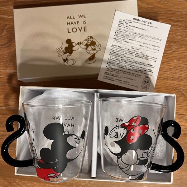 限定値下げ!!Disney 耐熱ペアマグ 290ml D-MF62 (ミッキー&ミニー)