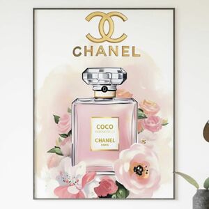 G131 アートポスター インテリア CHANEL ピンク 大人可愛い