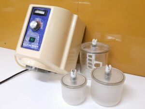 (1 jpy start!) Morita vacuum mixer VM-113.. cup 3 piece attaching tooth ...* junk M0122T