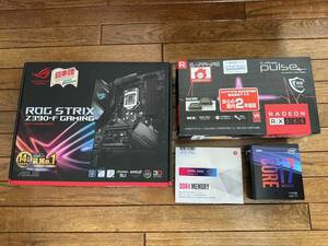 【第9世代K】Core i7-9700K/ASUS ROG STRIX Z390-F GAMING/RADEON RX580/DDR4-2666(32GB)